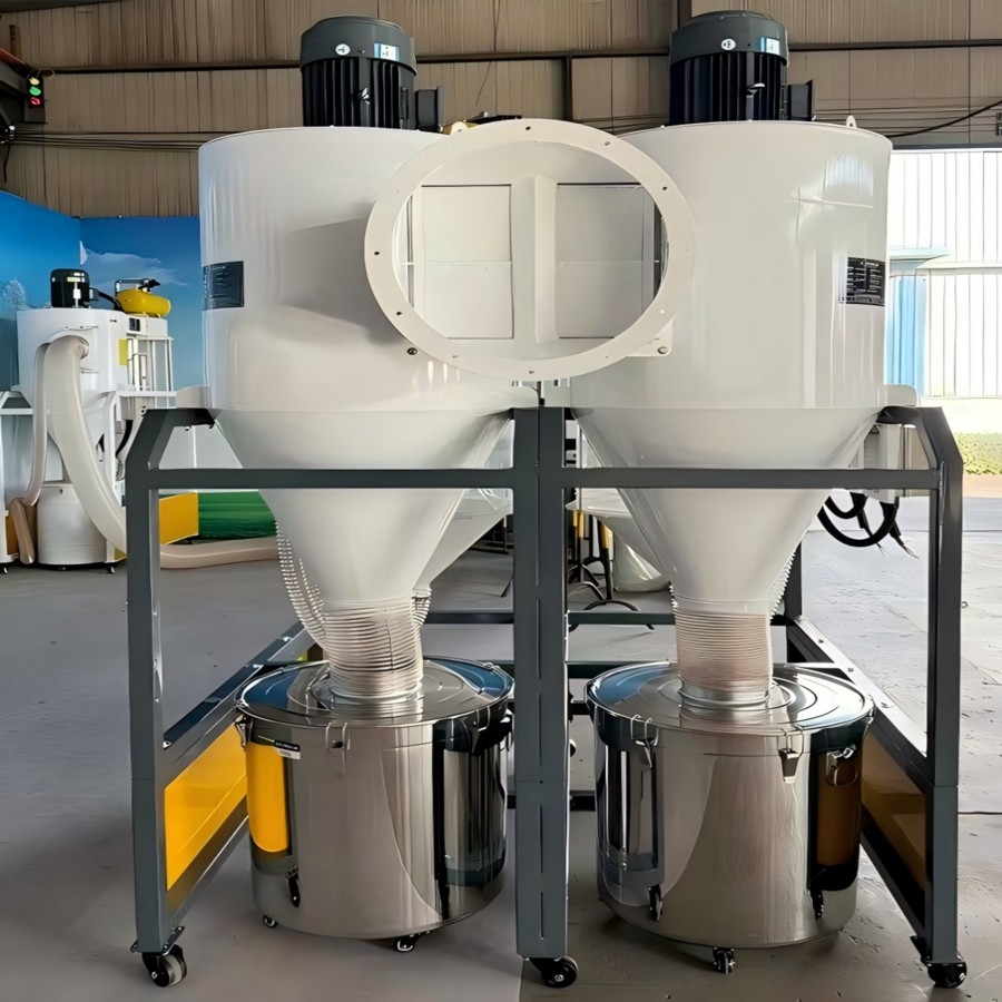 Чому подвійний циклонний деревний пиловловлювач є оптимальним рішенням для збирання деревної стружки при грубій обробці деревини?